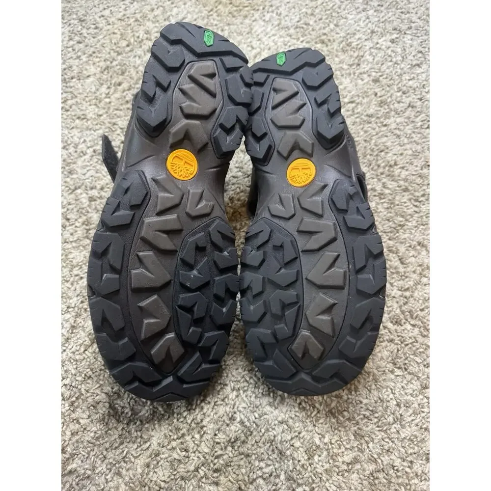 Timberland Mens Black Outdoor Sandals Ortholite Hook & Loop Size 11